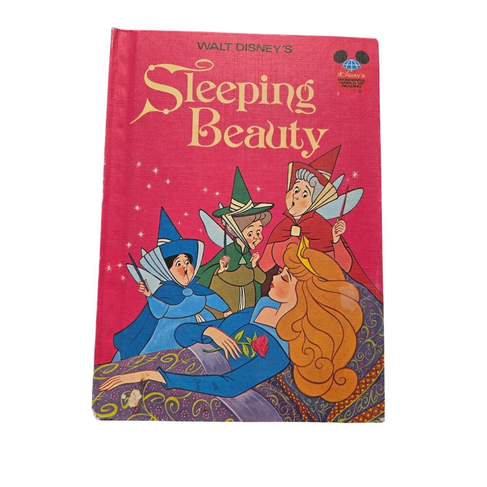 Disney Sleeping Beauty 1974 Random House Book Club Edition Vintage Hardcover